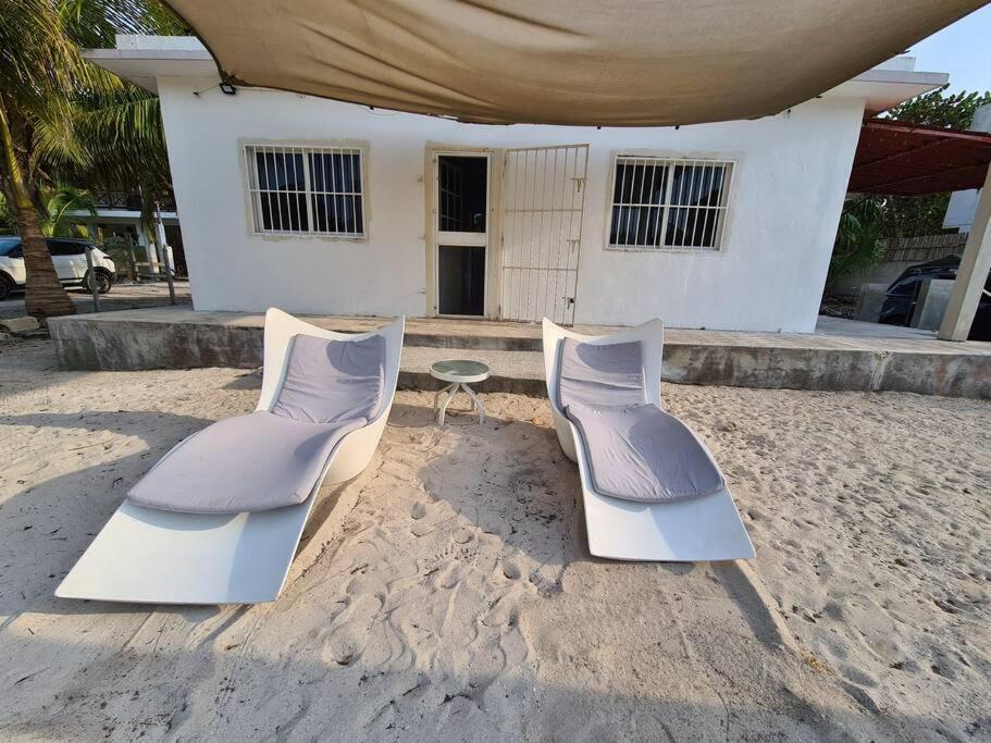 Casa Perla Marina, Pequena Casa Frente A La Playa. Daire El Cuyo Dış mekan fotoğraf